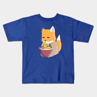 Fox and ramen Kids T-Shirt